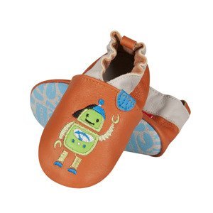 Baby slippers SOXO leather robot