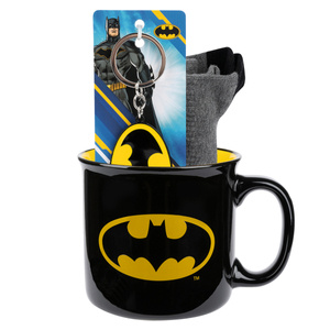 Batman mug sock and key ring set