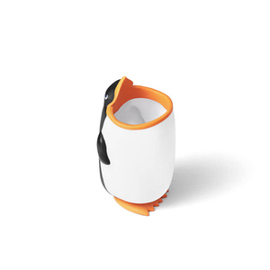 Brush cup penguin