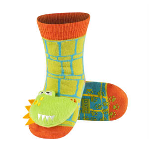 Colorful SOXO baby socks with a rattle and made of ABS