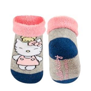 Gray SOXO Hello Kitty baby socks made of ABS