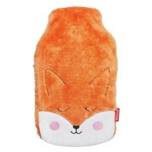 Hot water bottle 1.8L orange SOXO heater in a fur cover plush GIFT