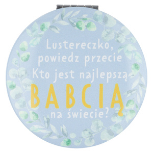 Mirror in a box with the inscription Lustereczko powiedz przecie | Ideal gift idea
