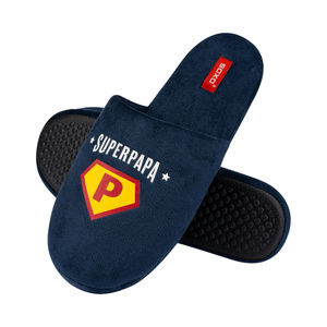 SOXO Super Papa men's slippers and key ring