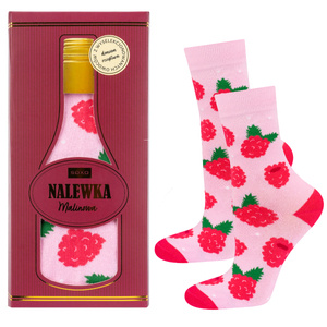 SOXO women's socks tincture raspberry
