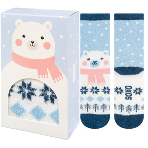 SOXO women's teddy bear socks