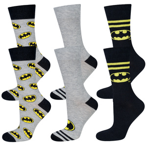 Set of 3x Men's socks | Batman DC Comics | for a gift | colors