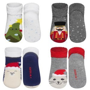 Set of 4x Colorful SOXO baby socks Christmas Christmas Gift