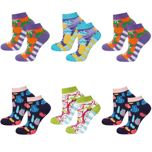Set of 6x Colorful SOXO GOOD STUFF women's socks