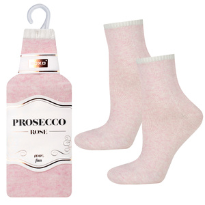 Women's SOXO socks | Prosecco in a banderole | idea for a gift for a girlfriend | Saint nicholas' day