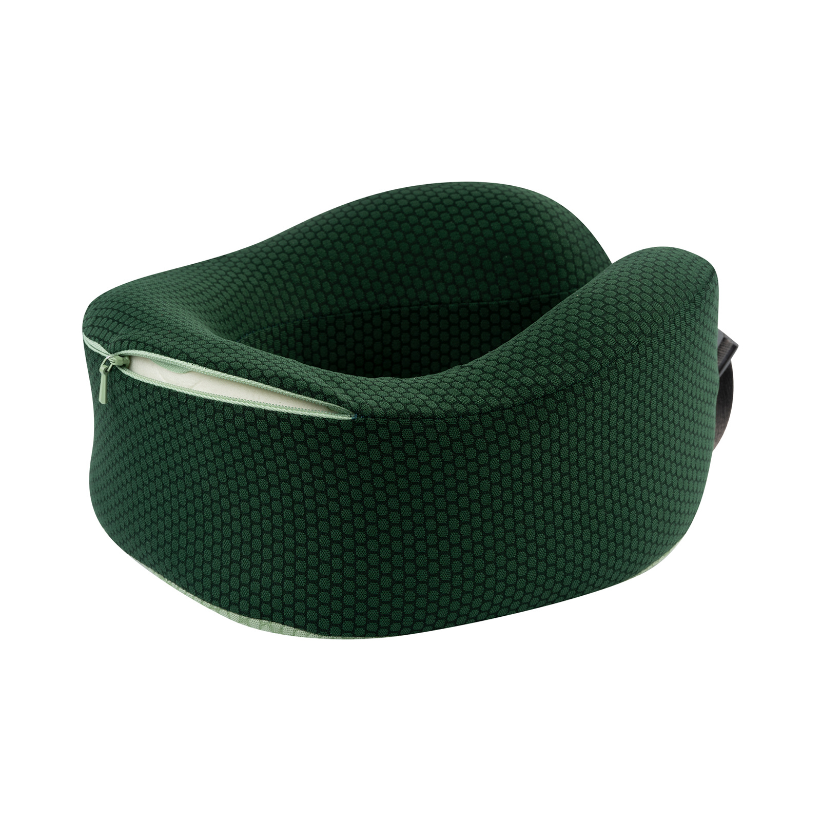 Collapsible neck outlet pillow