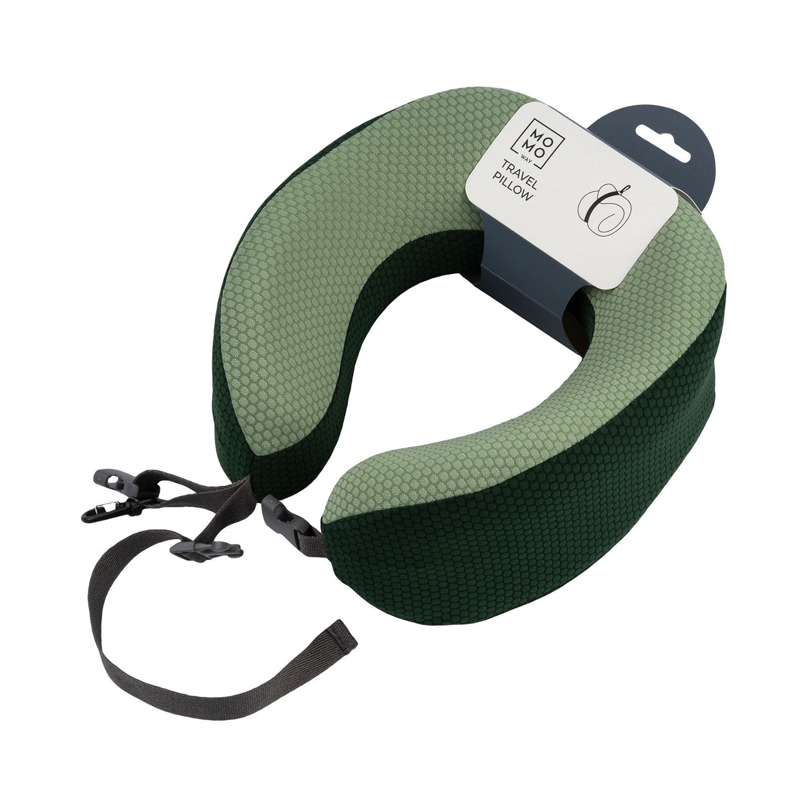 Green shop neck pillow