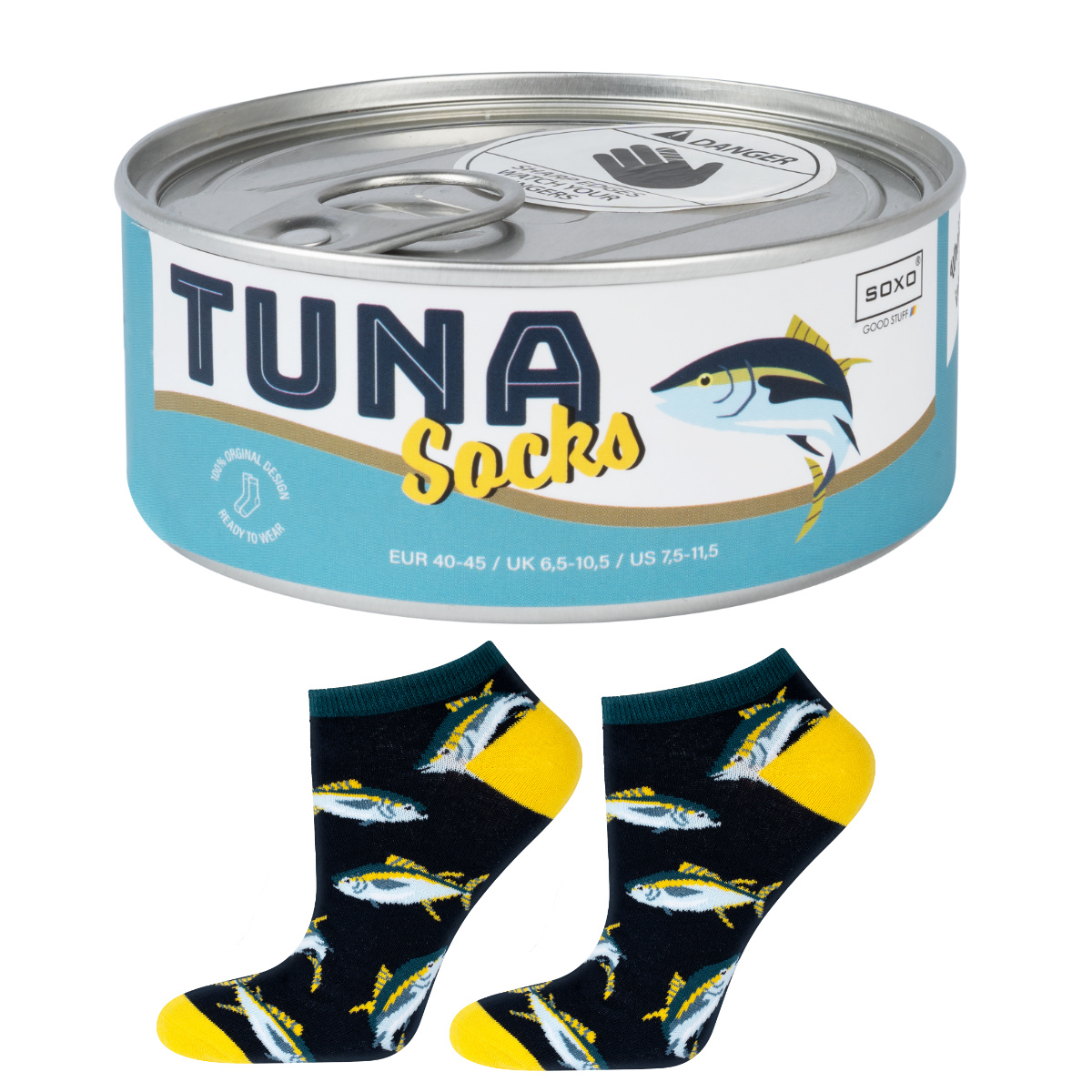 Men's socks SOXO GOOD STUFF funny tuna canned gift idea - price