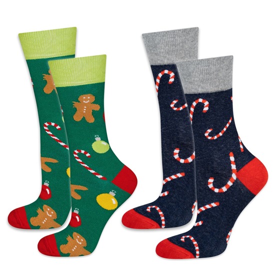 2 Pairs SOXO GOOD STUFF BN socks - decorations