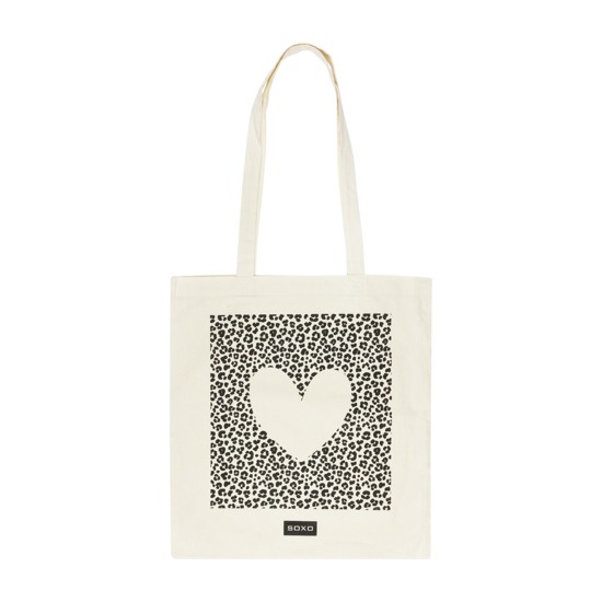 Canvas bag SOXO reusable cotton heart