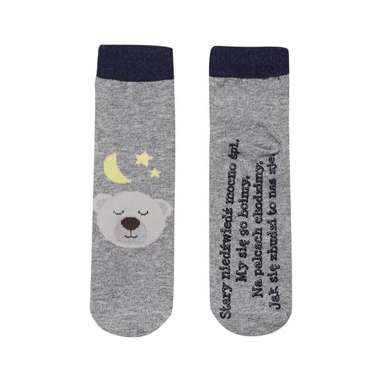 Children's socks SOXO with Polish inscriptions 
