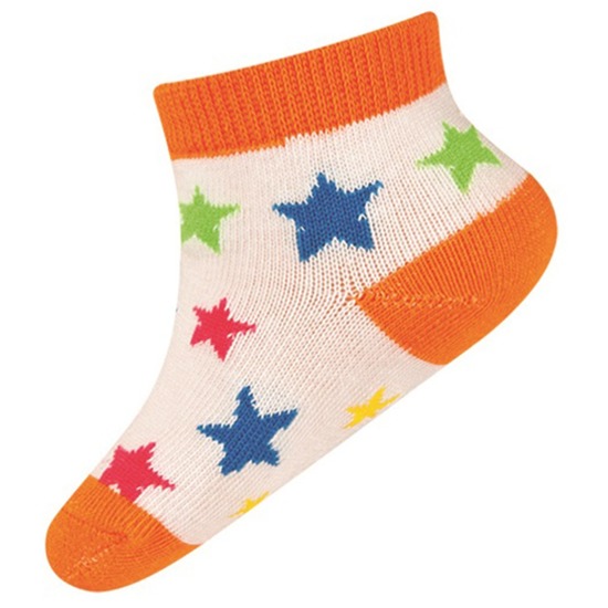 Colorful SOXO baby socks with stars