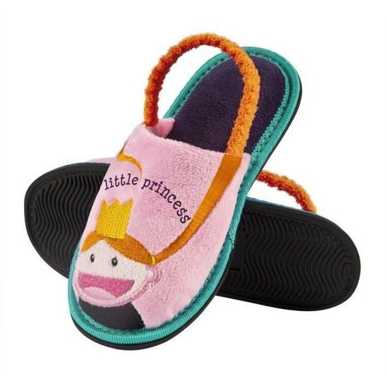 Colorful SOXO children's slippers with an elastic princess