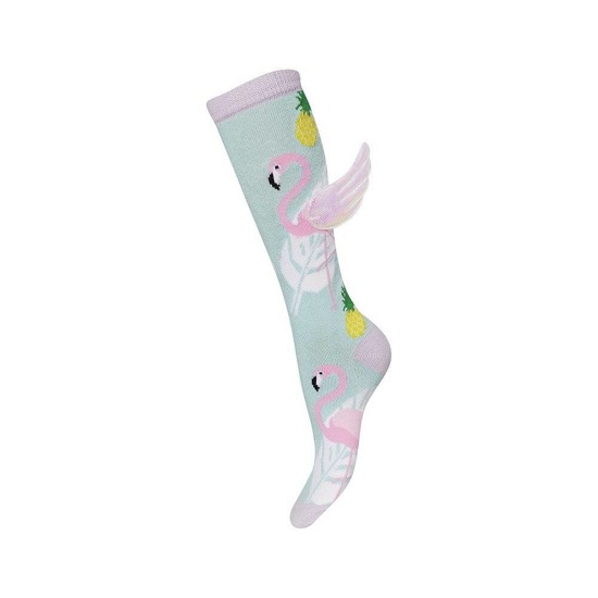 Flaming women's  SOXO knee socks with wings