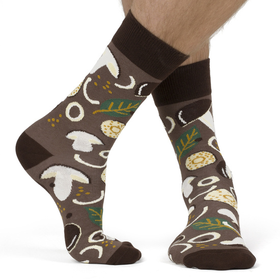Funny SOXO Men's | women's socks | mushrooms marinated in a jar | cotton | a gift for him | unisex
