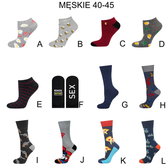 Gift box colorful socks Set of 12x men's and women's SOXO