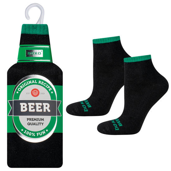 Men's socks SOXO beer in banderole | gift for him | Saint nicholas' day