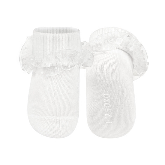 SOXO Baby socks with flounce