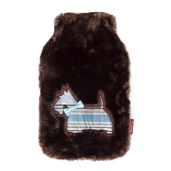 SOXO Hot water bottle with fur cover