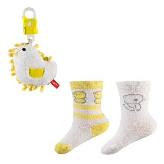 SOXO Infant set: 2 pairs of socks + keyring