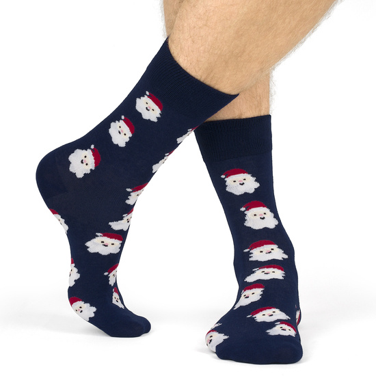 Set 4x Colorful men's socks SOXO GOOD STUFF merry Christmas gift cotton socks