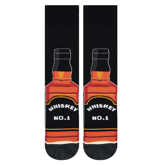 Set of 3x Colorful men's socks SOXO GOOD STUFF Whiskey for a gift