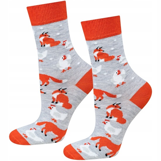 Women's SOXO GOOD STUFF socks fox