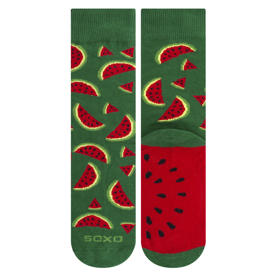 Women's SOXO Socks | Watermelon in a box | A fun gift idea | A fun gift idea | A fun gift.