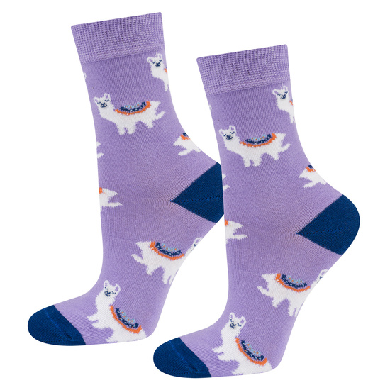 Women's SOXO socks | llama | perfect birthday gift idea | for her