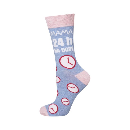 Women's socks SOXO "Mama 24h na dobę"