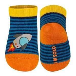 Baby socks SOXO for boys rocket
