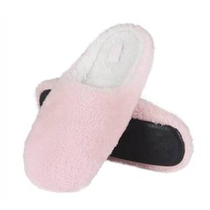 Classic women's slippers SOXO pink fluffy