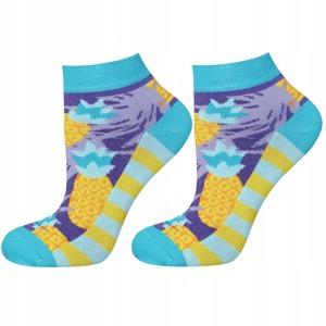 Colorful women's socks SOXO pineapple