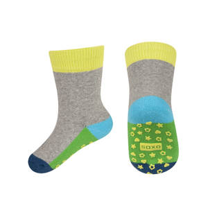 SOXO Baby Socks terry cloth for children with a colorful ABS sole