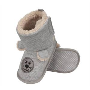 SOXO Gray Baby slippers, boots, dogs