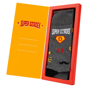 SOXO Super Grandpa Men's Socks