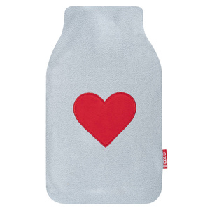 SOXO gray hot water bottle warmer gift for Valentine's Day