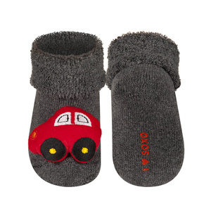 SOXO infant socks with car-rattle