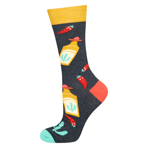 Set of 2x Colorful SOXO GOOD STUFF men's socks funny gift Pizza