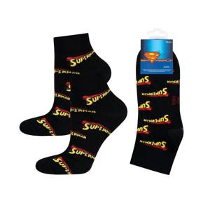 Set of 2x Colorful men's socks SOXO Superman DC COMICS cotton for a gift