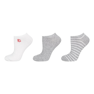 Set of 3x Men's white SOXO cotton socks