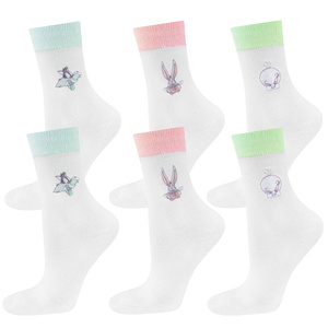Set of 3x SOXO women's socks | happy socks | Looney Tunes | gift | colors