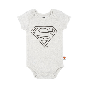 Set of 4x Warner Bros Superman baby bodysuits