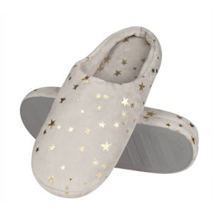 Soft SOXO star women's slippers with a hard TPR sole