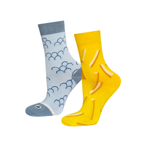 Soxo men's fish and chips socks for women